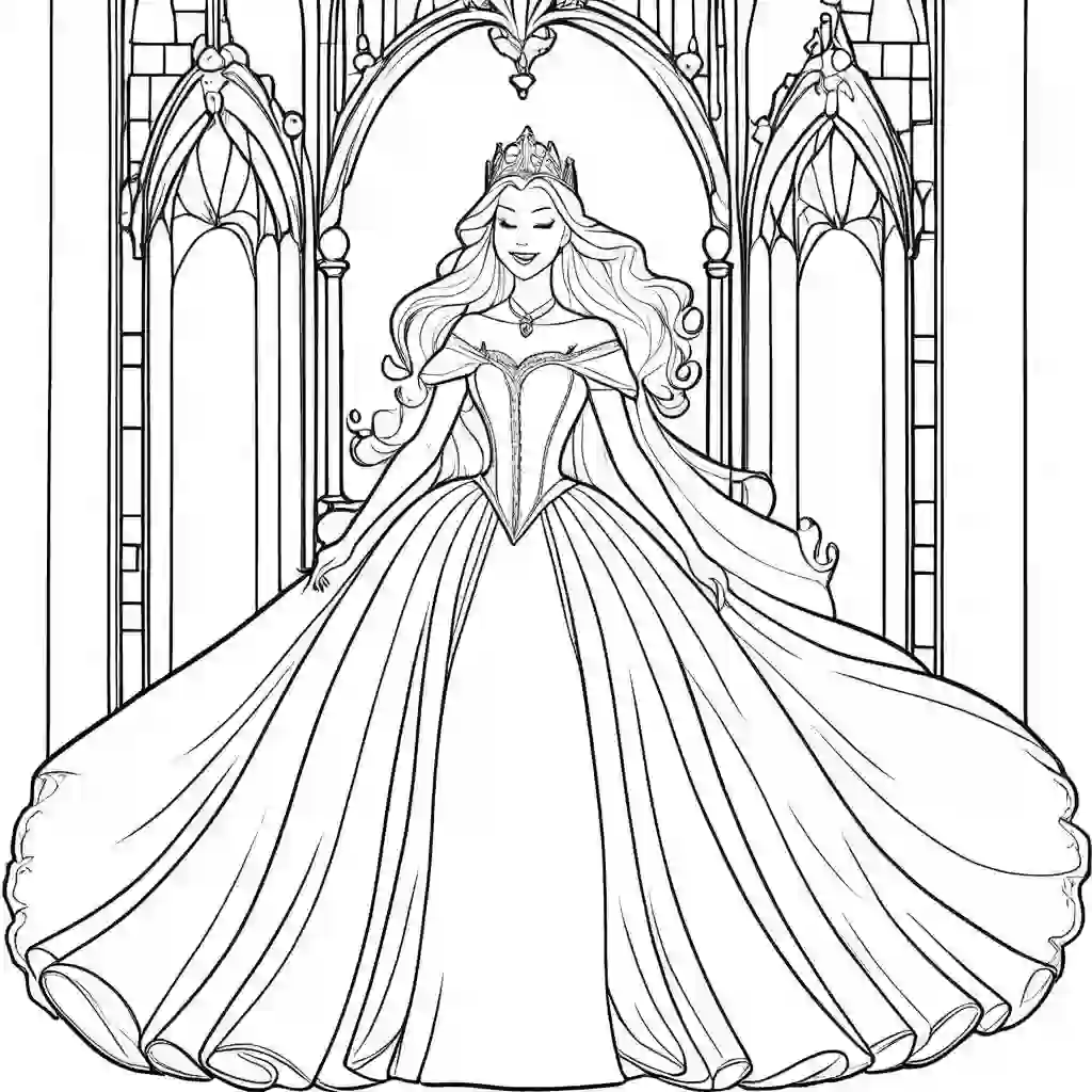 Sleeping Beauty coloring pages